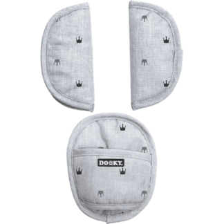 Protetores Cinto 0+ (Universal Pads Light Grey Crown)