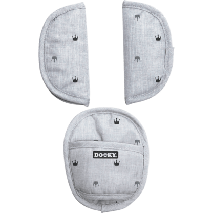 Protetores Cinto 0+ (Universal Pads Light Grey Crown)