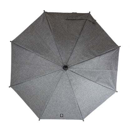 Guarda-sol para carrinho de passeio Cinza UV50+ (Stroller Parasol Umbrella Grey melange UV50+)