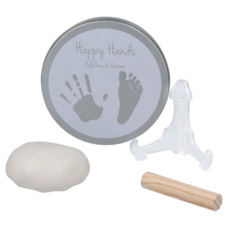 Lata redonda Happy Hands 2D (Happy Hands 2D Round shape tin)