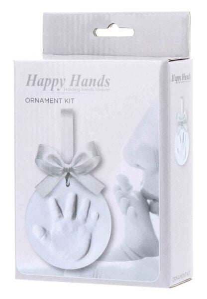 Kit Enfeite Mão com Fita Prateada (Happy Hands Ornament Kit Silver Ribbon) - Image 3